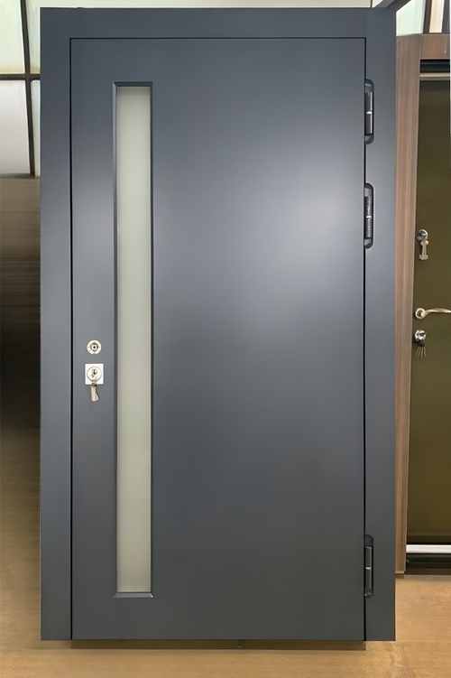 Стальная уличная термодверь Стальная уличная термодверь